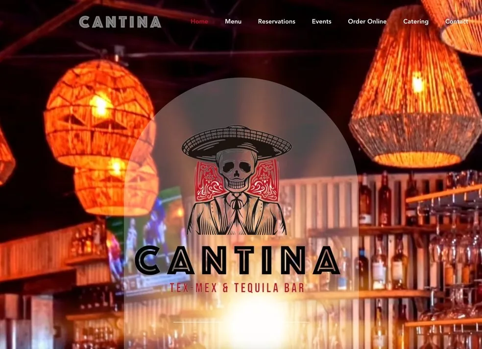 Cantina website design by GrowthHouse Digital