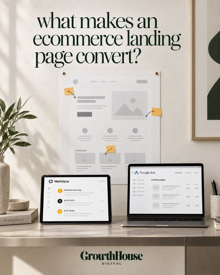 What makes an ecommerce landing page convert?