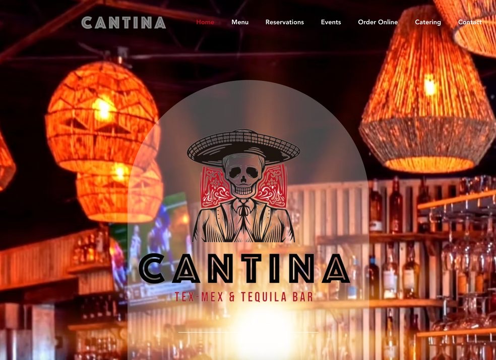 Cantina website design by GrowthHouse Digital